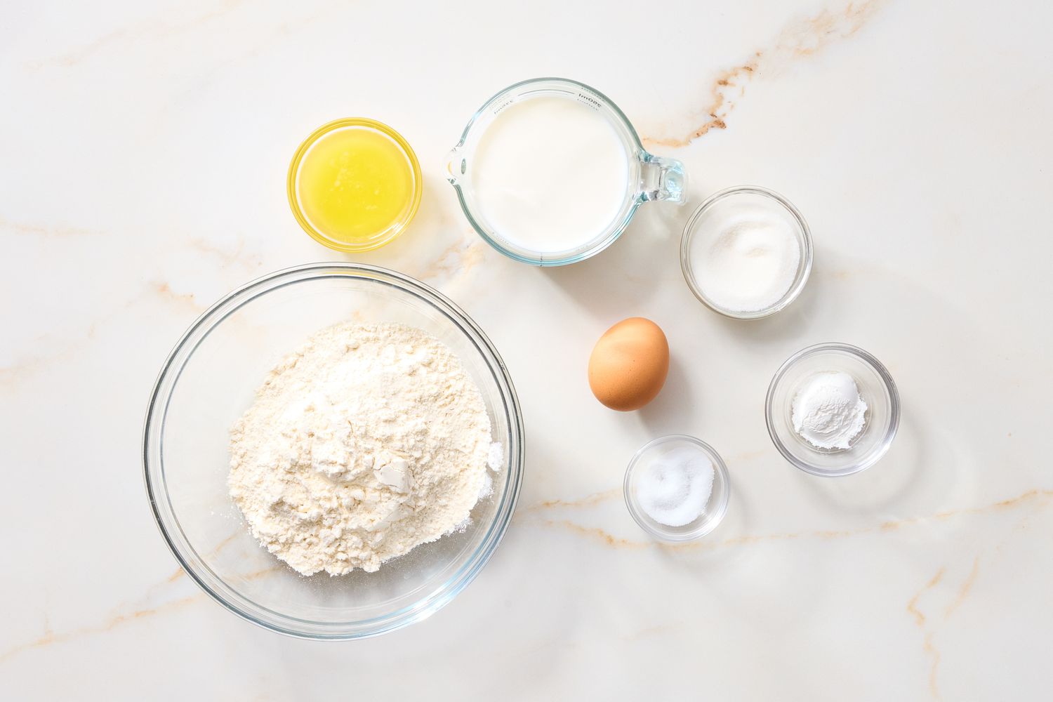 Heart Shape Pancakes Ingredients