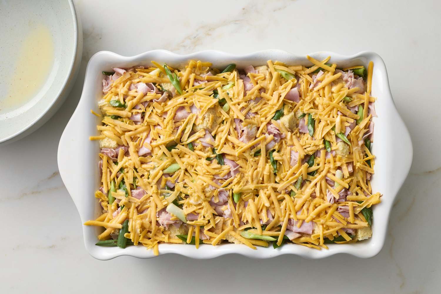Ham and Cheese Strata