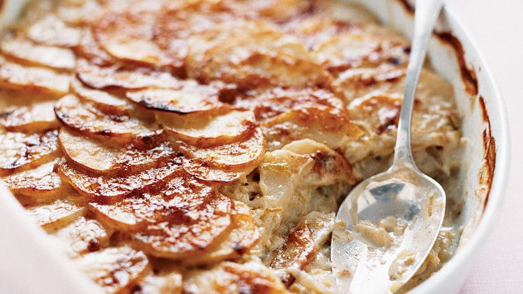 Scalloped Potatoes with Leeks