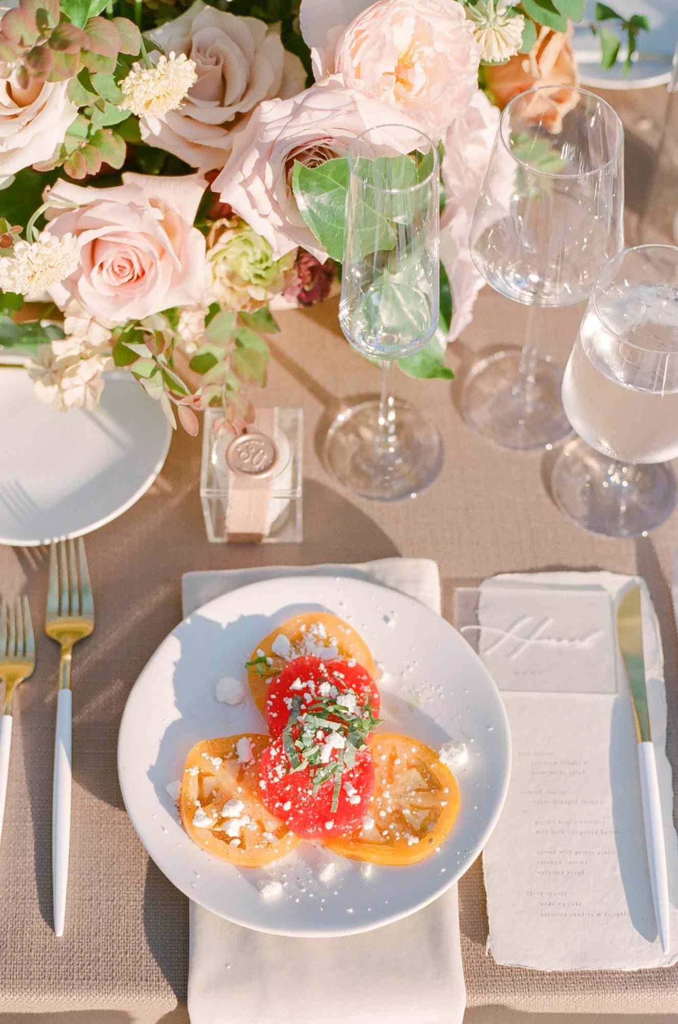 evelyn sam wedding reception dinner