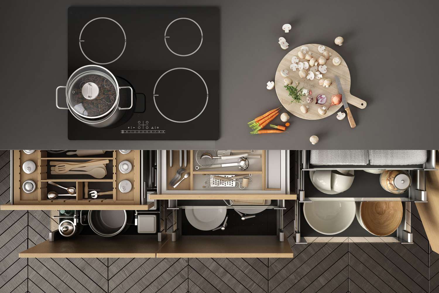 kitchen island storage