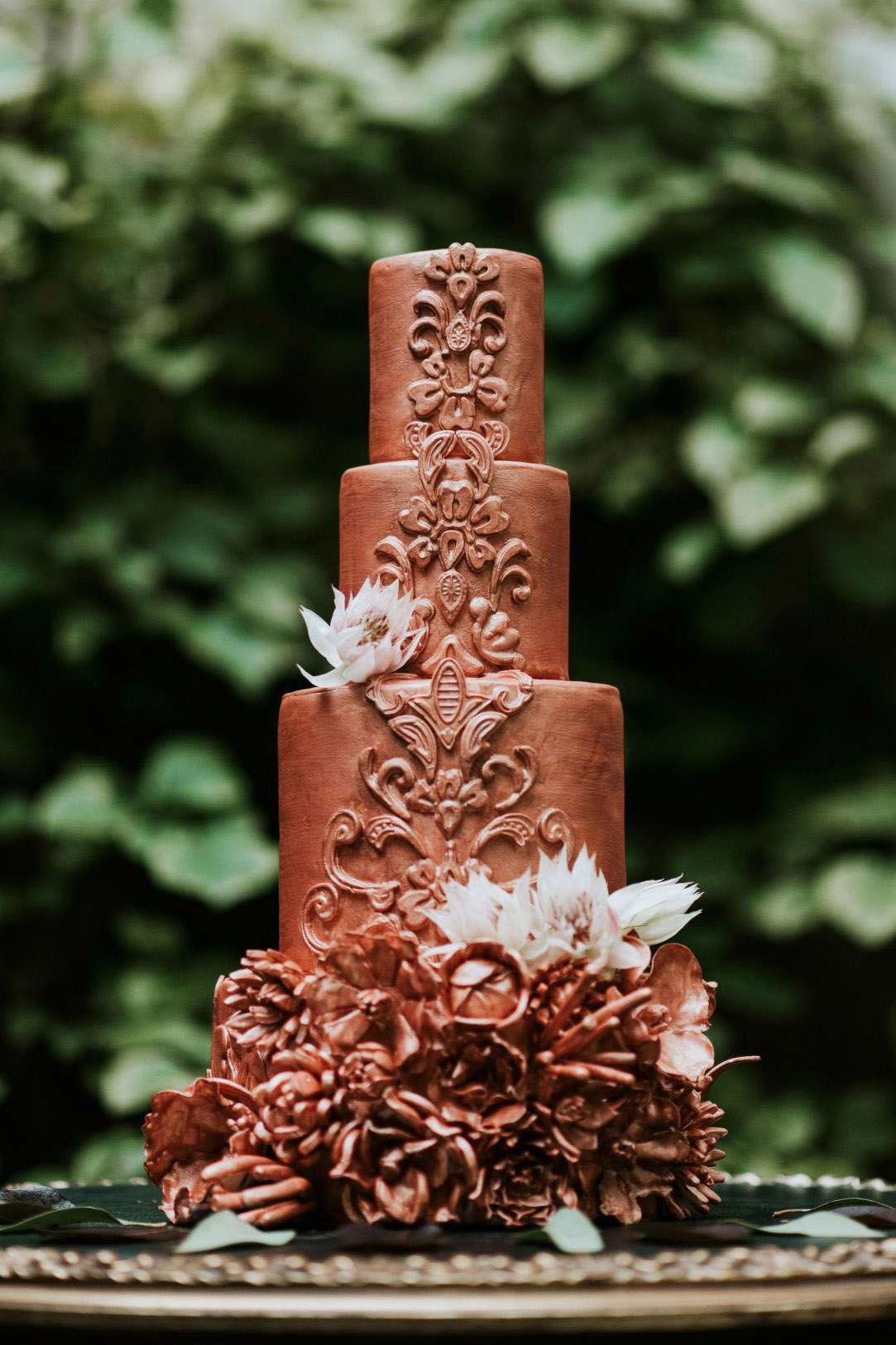 chocolate wedding cake