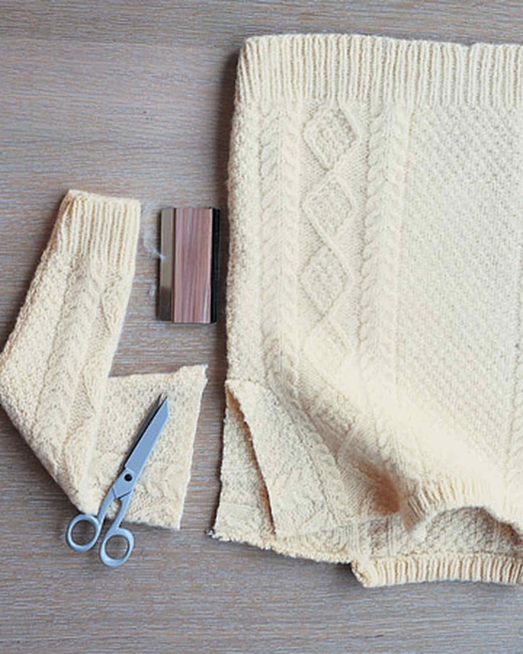 Felt Knitting Basket Step 1