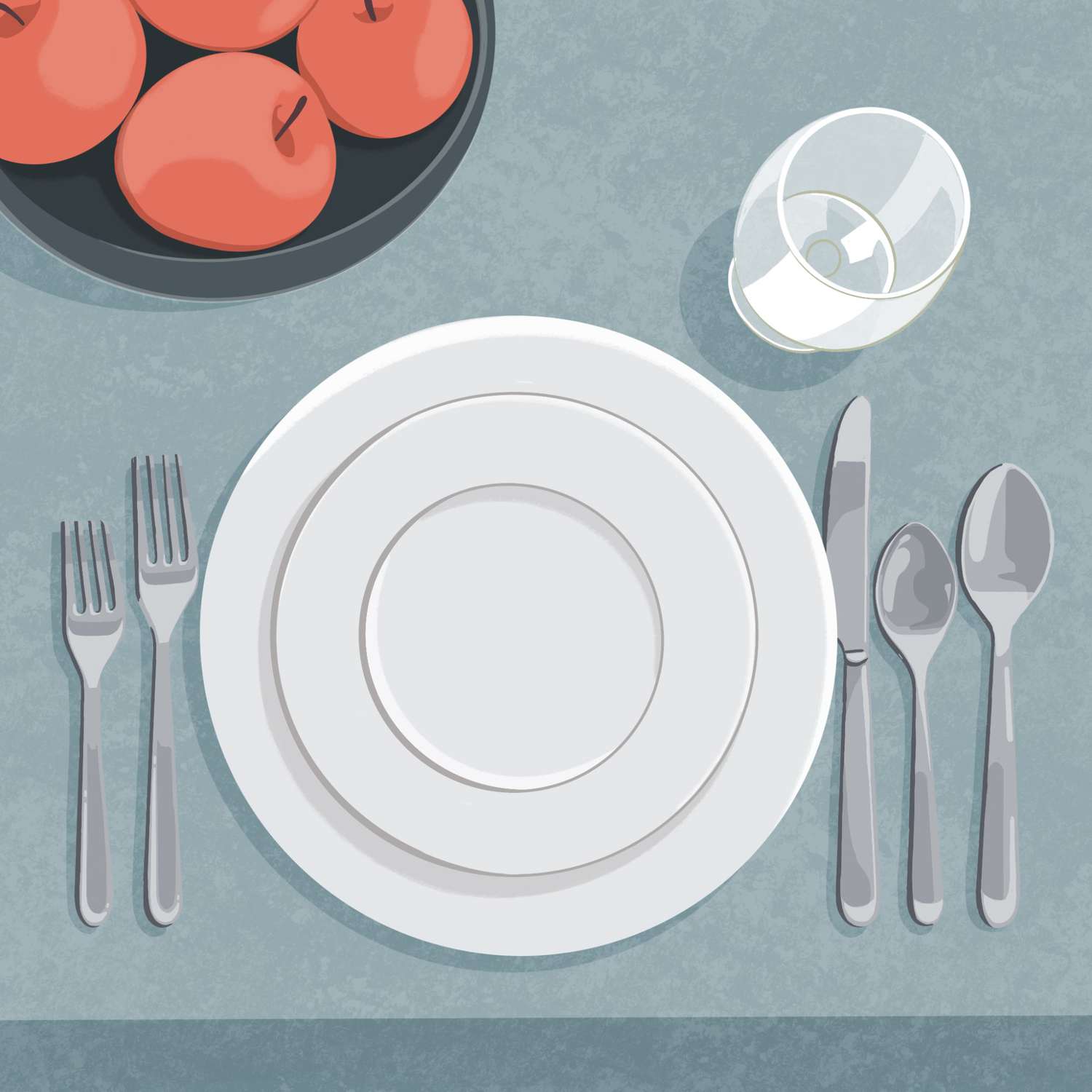 setting the table silverware