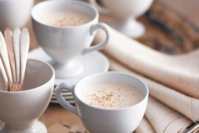 Martha's eggnog on a tray