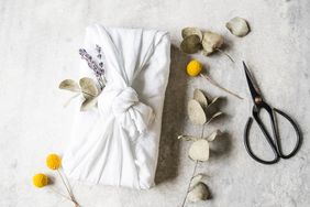 reusable sustainable gift wrapping