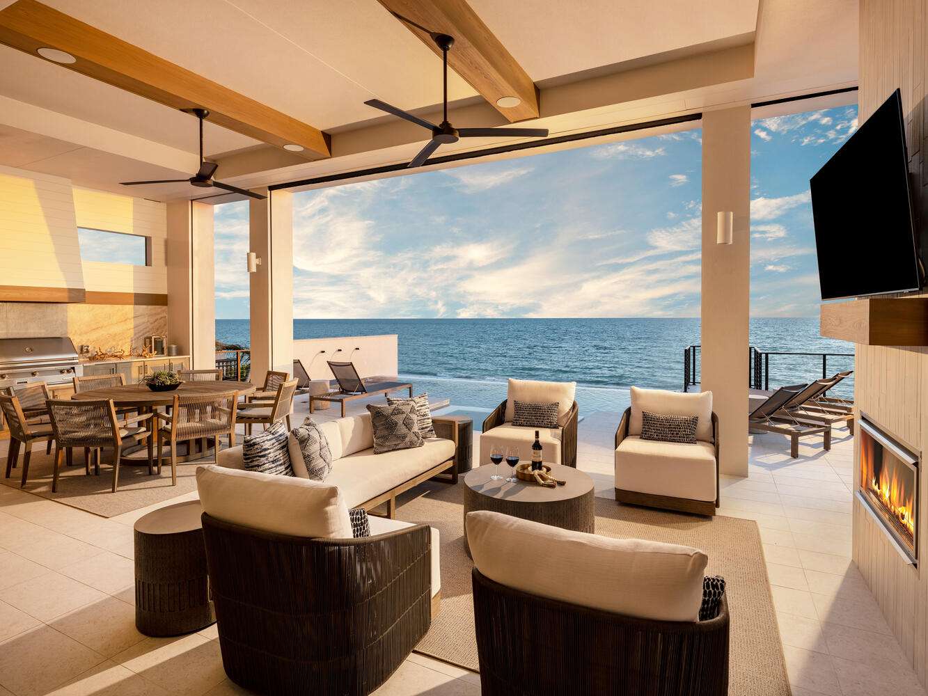 Indoor Outdoor Kitchen