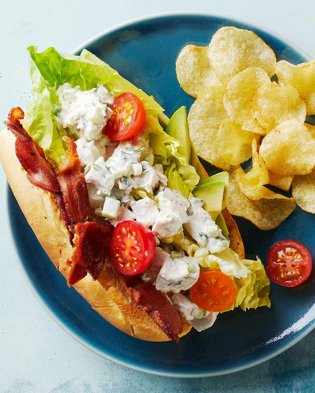 Chicken-Salad Club Roll