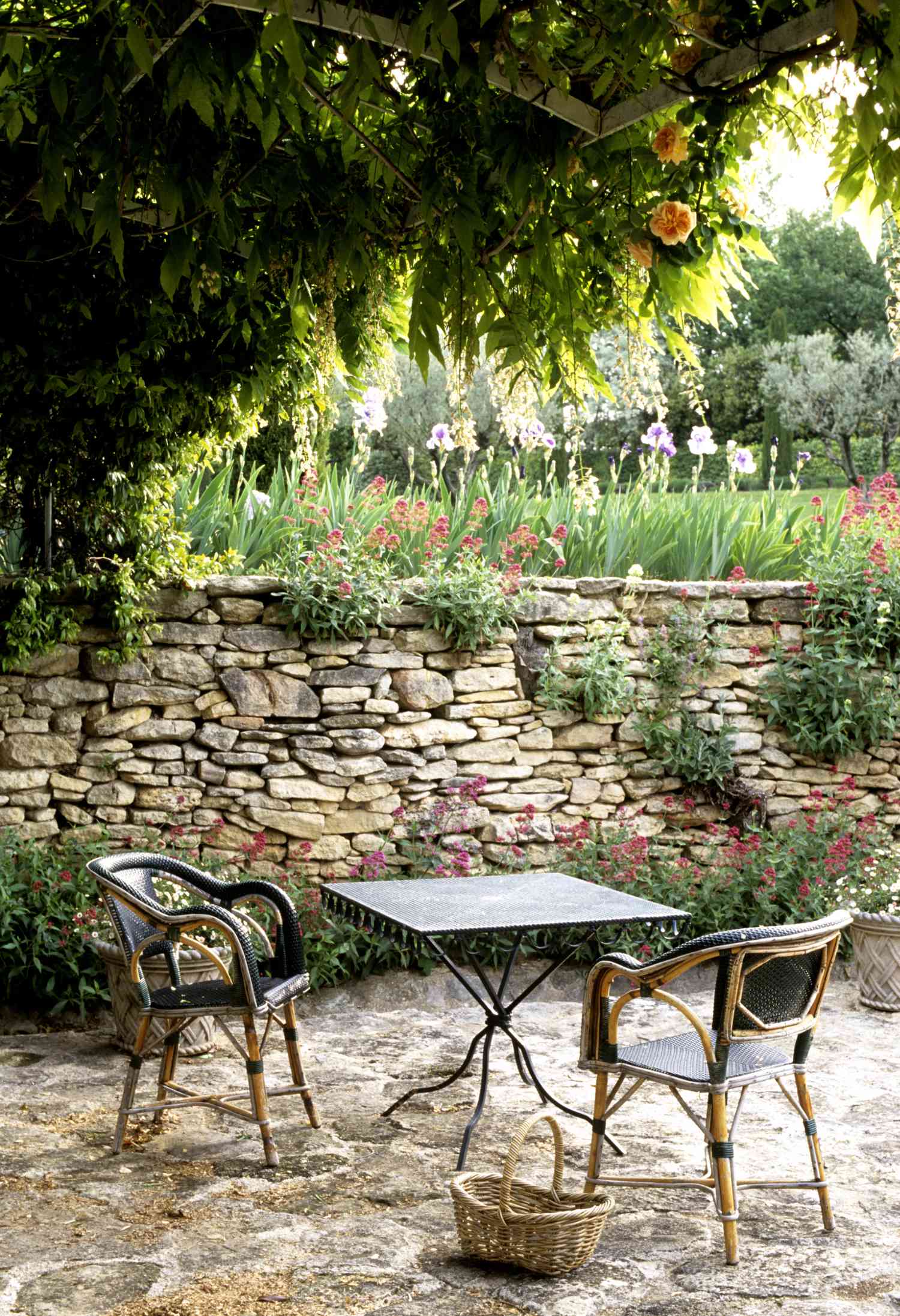 an english garden wall