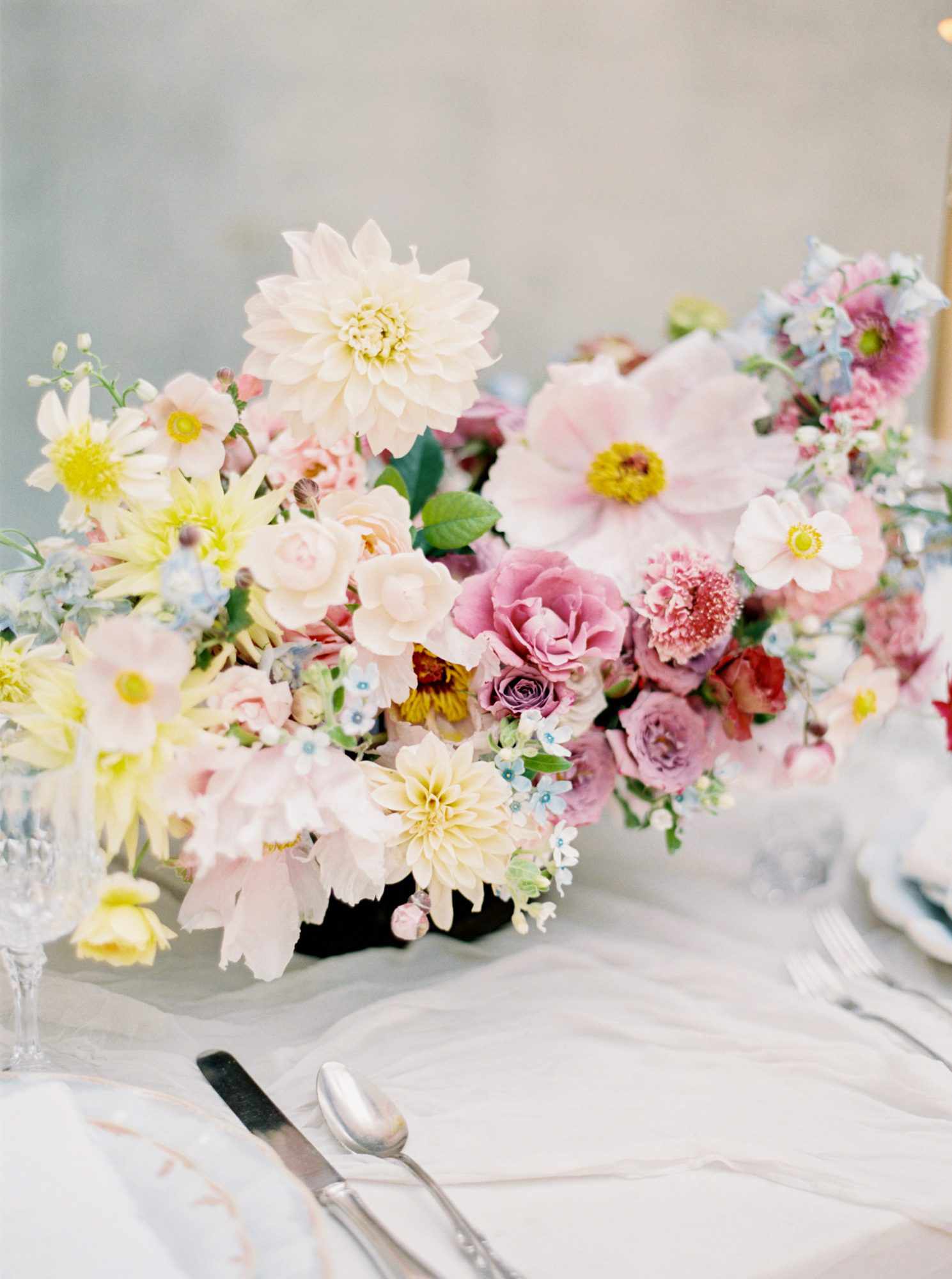 summer wedding centerpieces bright bright neon floral