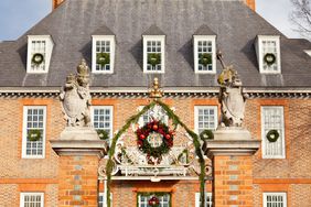 Entrance to Governors palace in Williamsburg