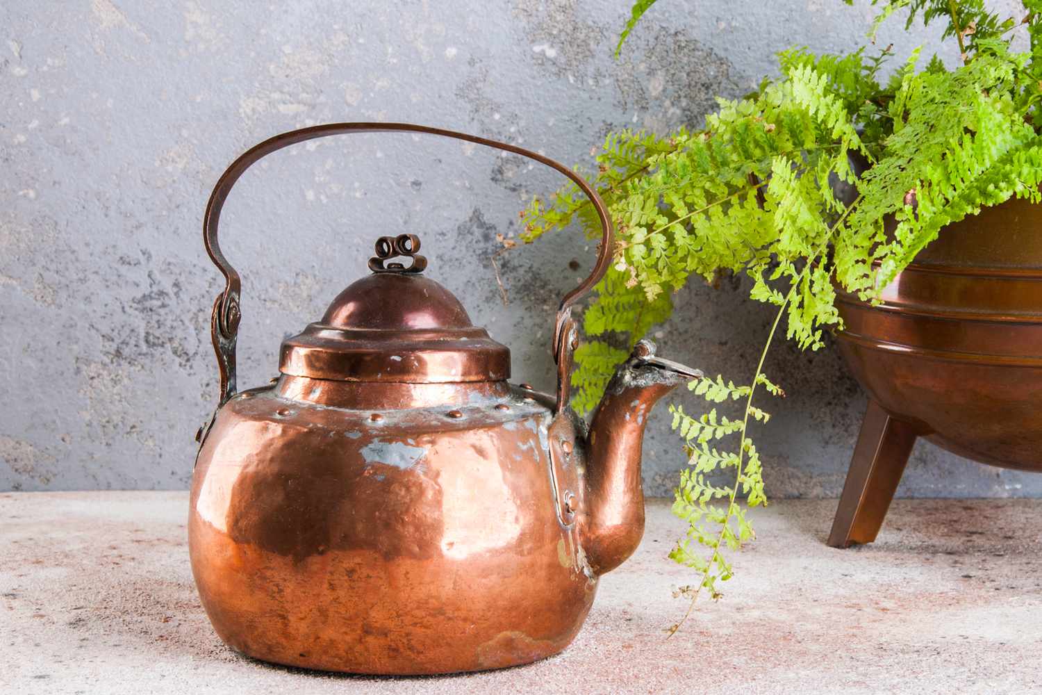 Patina Copper Kettle
