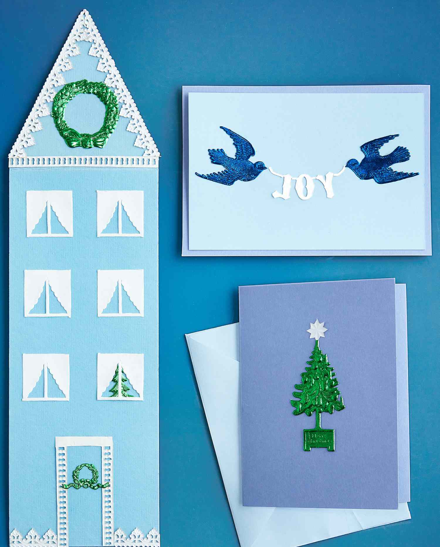 diy dresden holiday cards