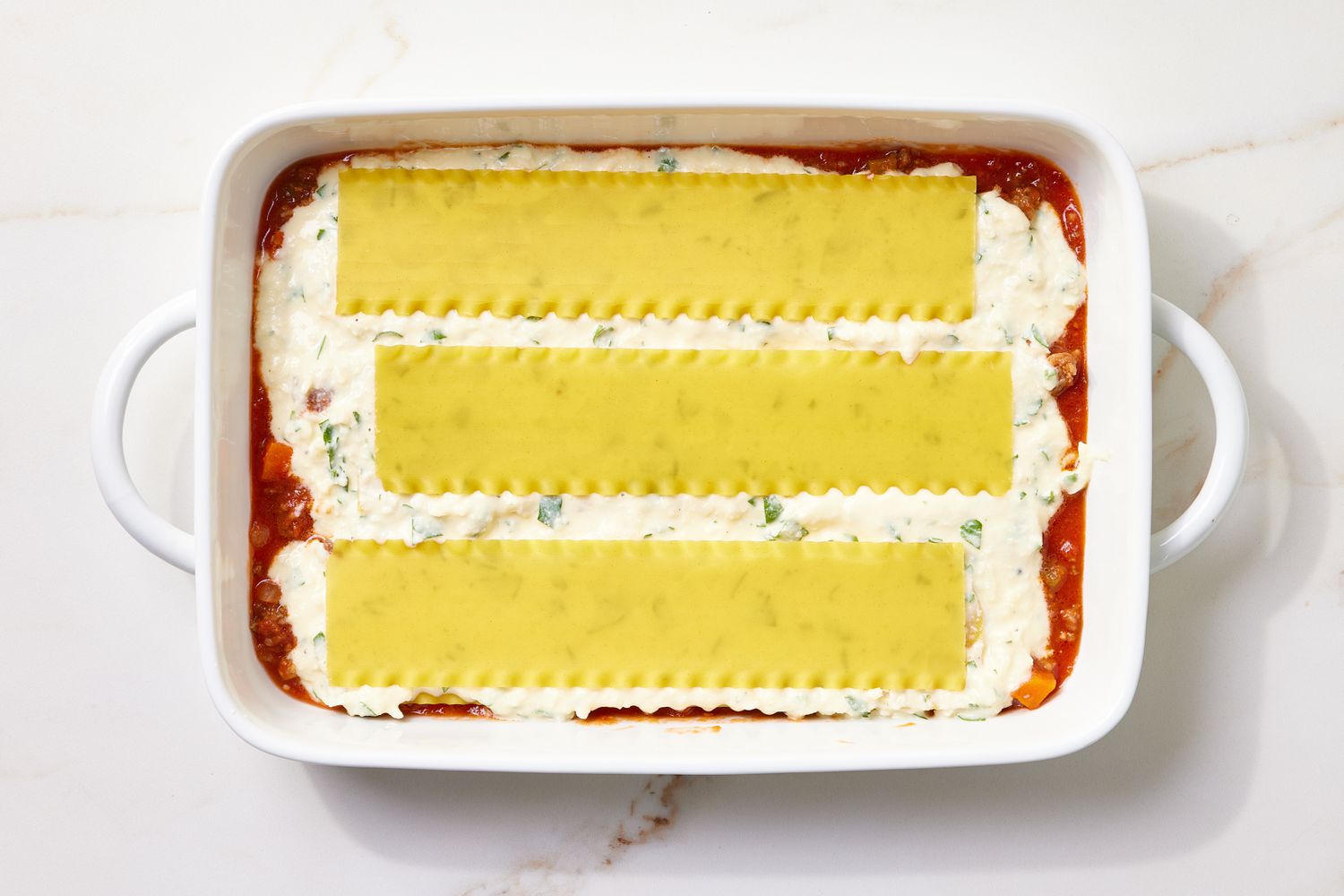 Step 10 Lasagna with Meat Sauce