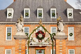 Entrance to Governors palace in Williamsburg