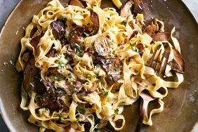 tagliatelle with porcini butter sauce