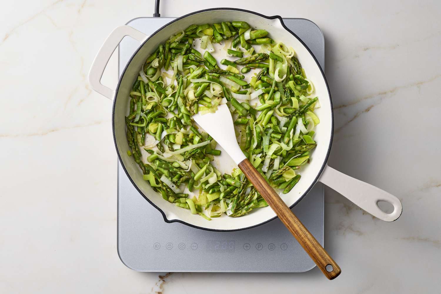 Asparagus Leek Gruyere Quiche