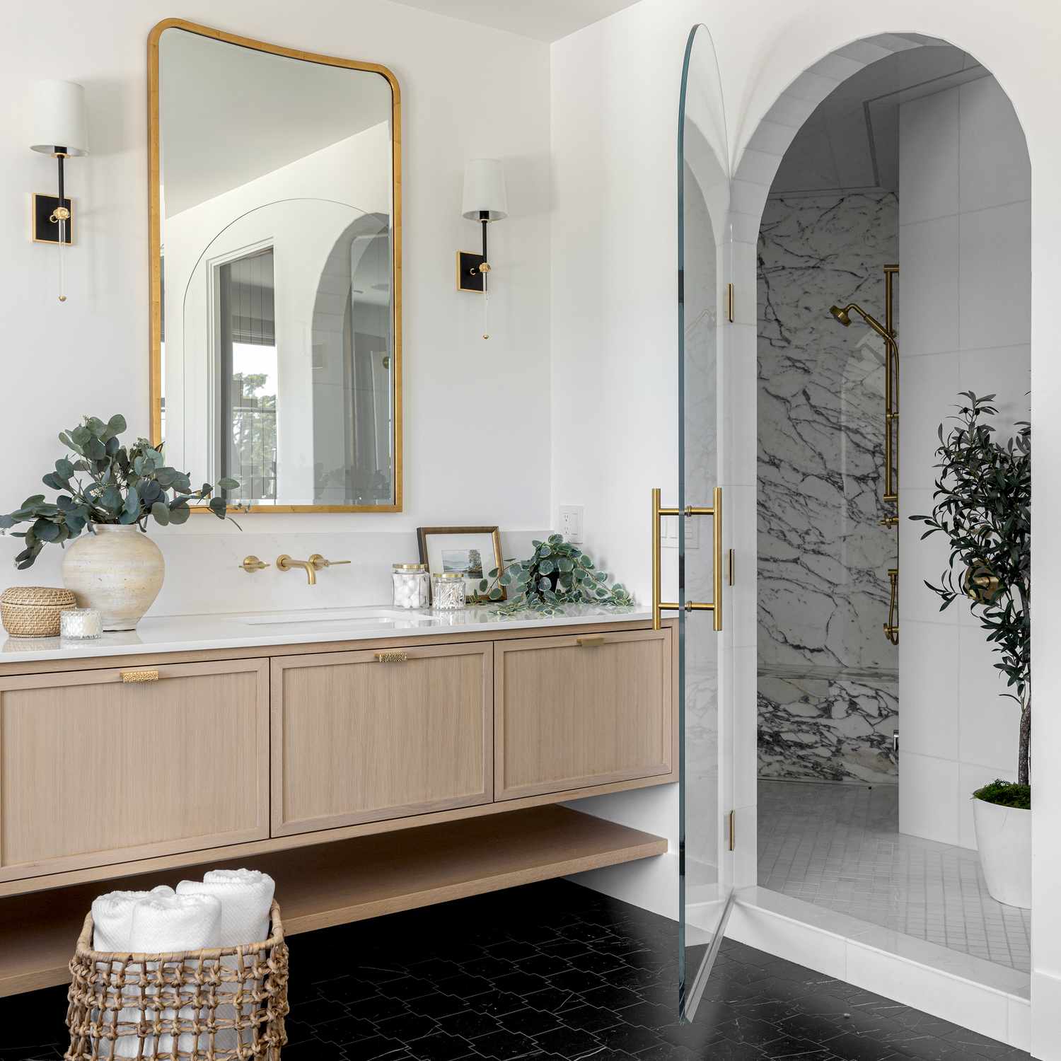 bathroom with a shower room