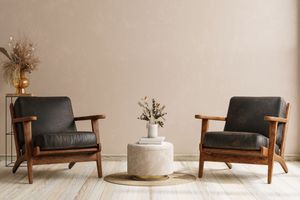 Leather chairs