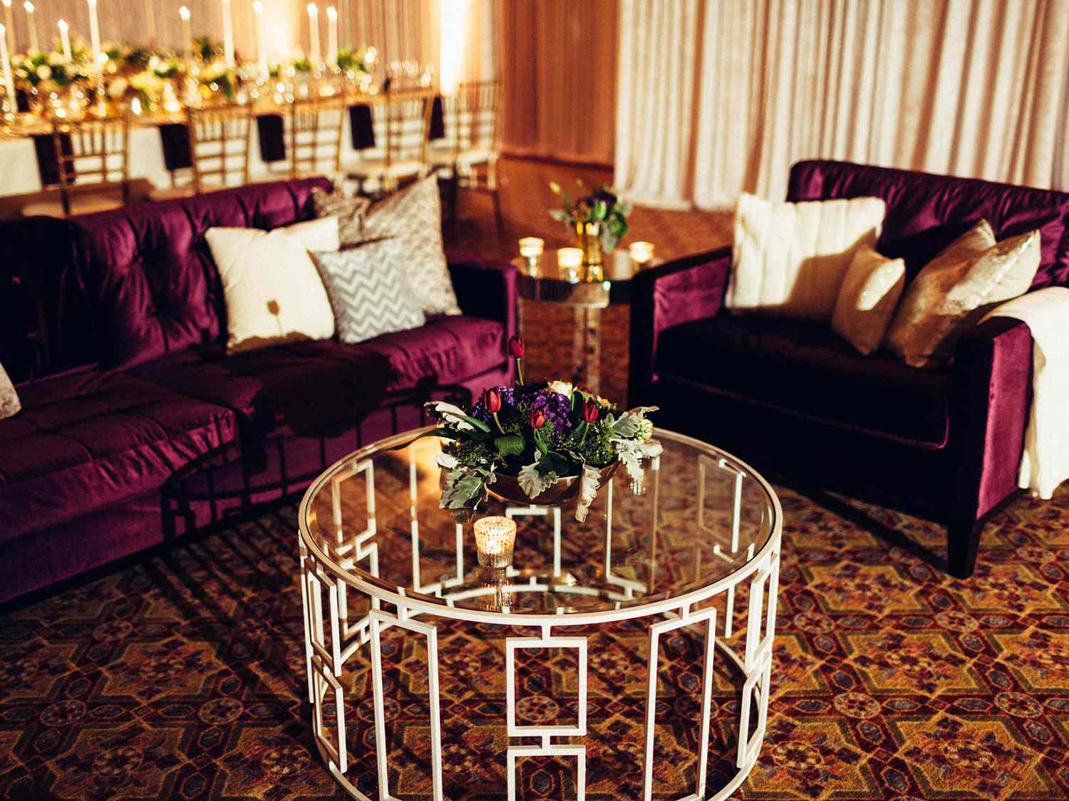 Magenta and Gold Color Palette