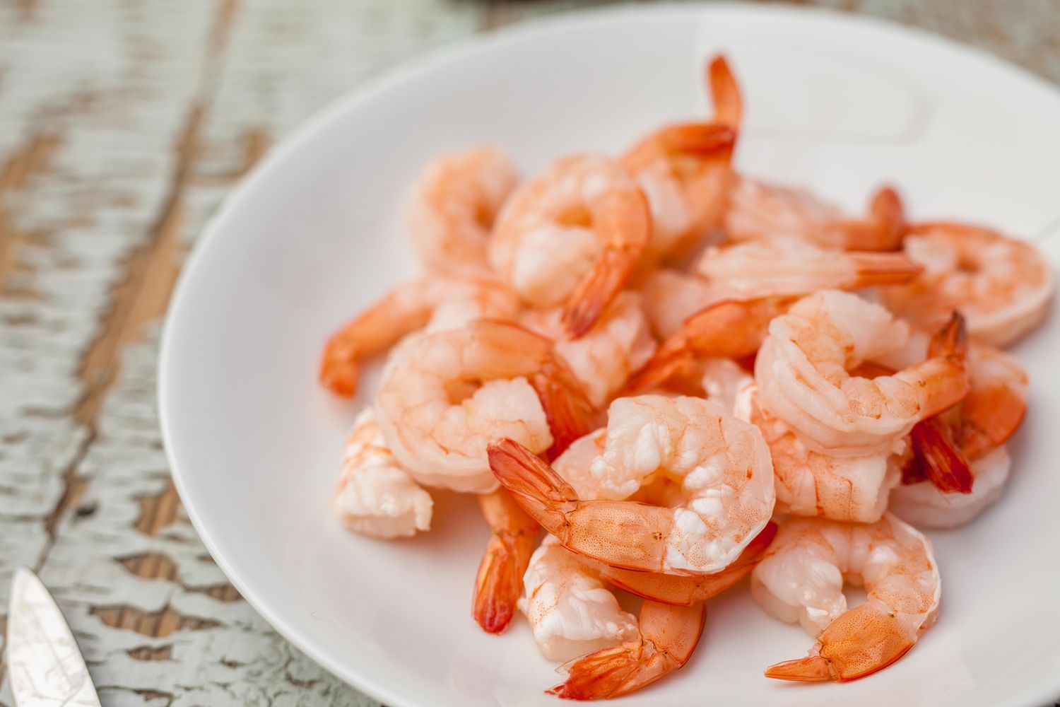 cooked shrimp on plate