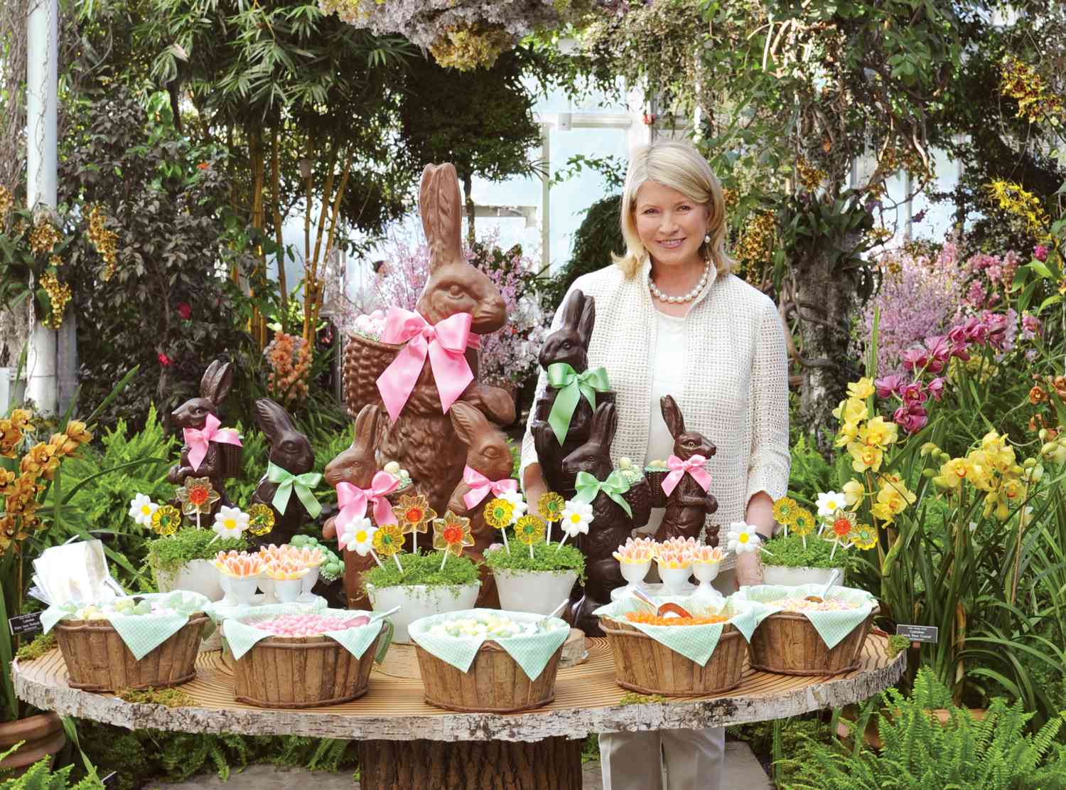 decorvow with Easter Bunnies and Candies