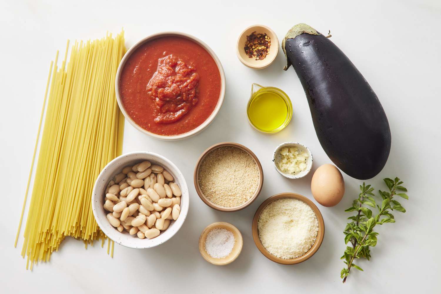 Spaghetti and Eggplant Meatballs