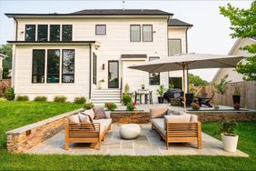 stone paver patio
