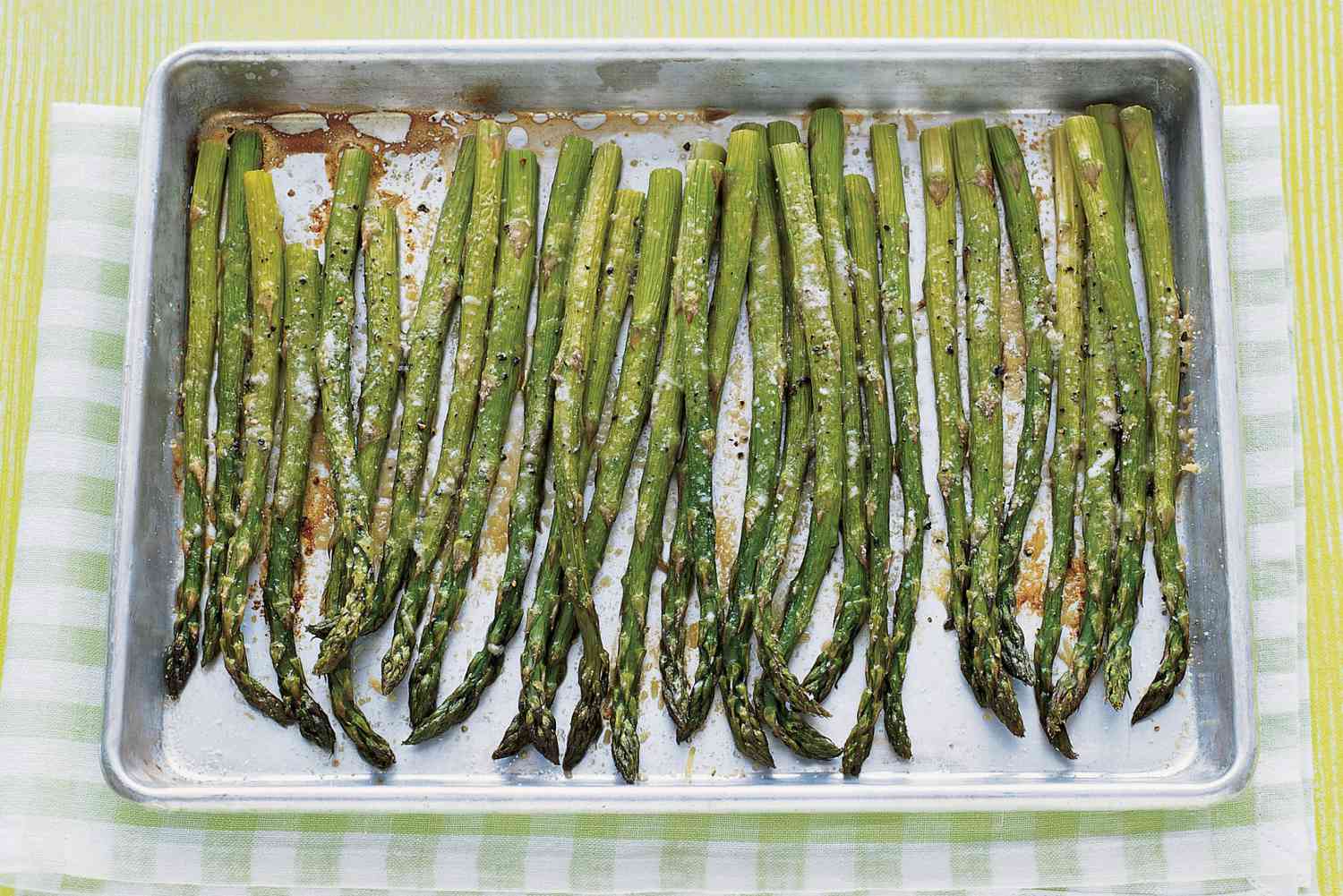 roasted asparagus with parmesan