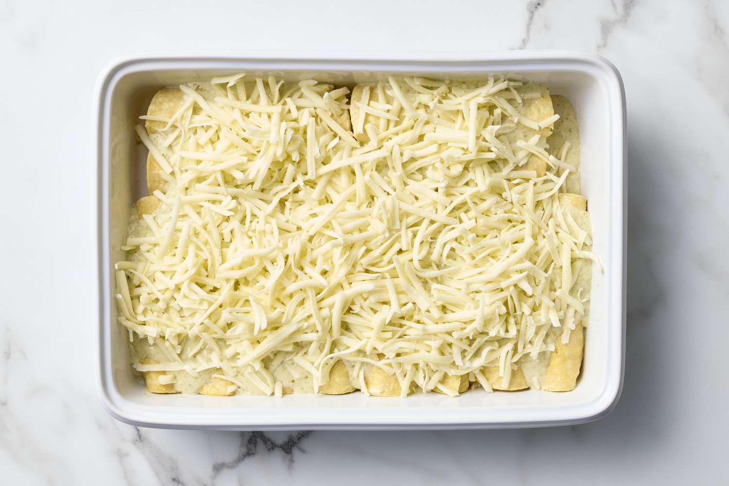 Chicken Enchilada with Creamy Green Sauce