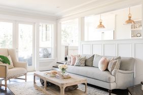 white living room