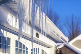 icicles on roof