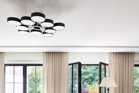 ripple fold style curtains in living room