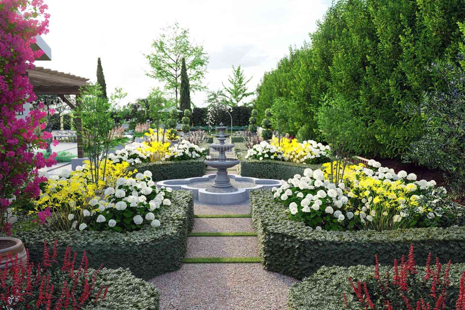 Hedges for garden edging