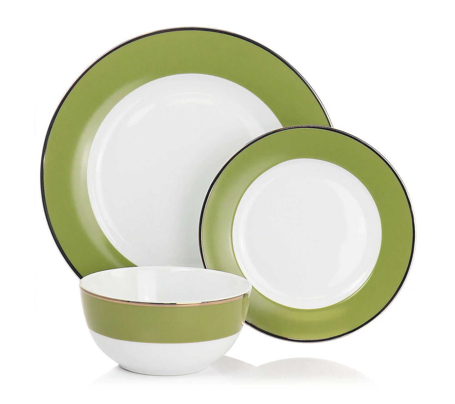 decorvow 12 pc Fine Ceramic Dinnerware Set
