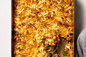 cheddar beef and potato casserole