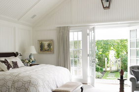 all white bedroom