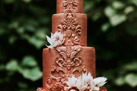 chocolate wedding cake