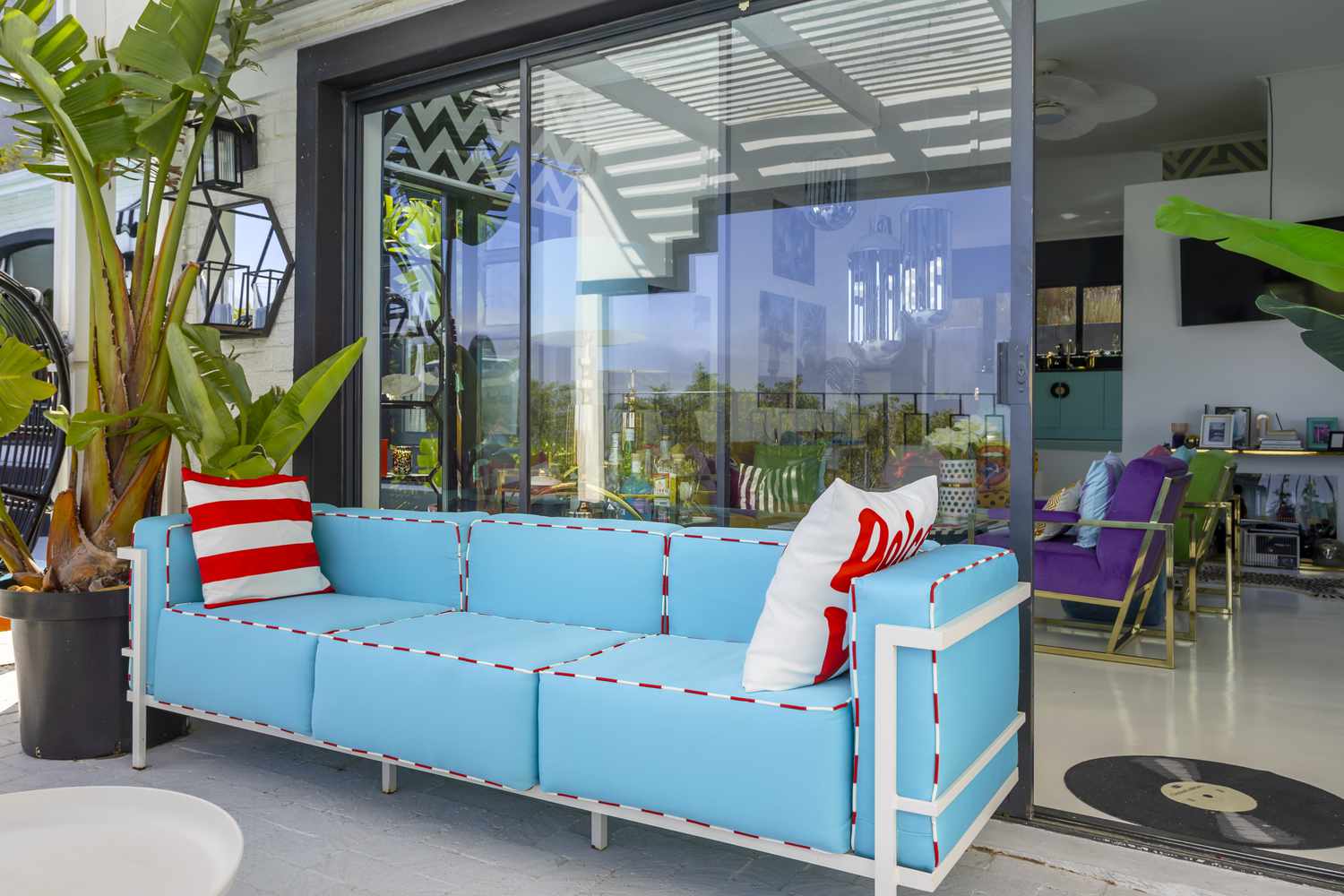 contrast modern front porch