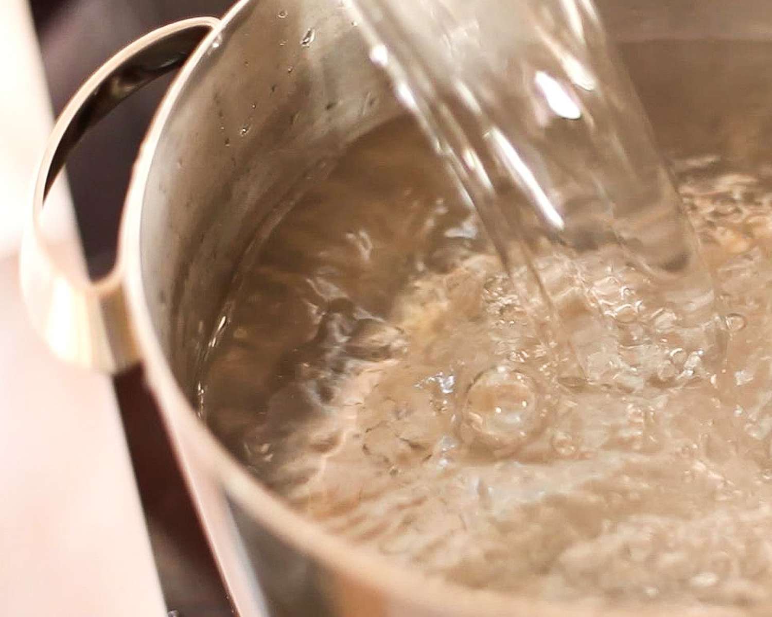 Fill pot with water; Sous Vide