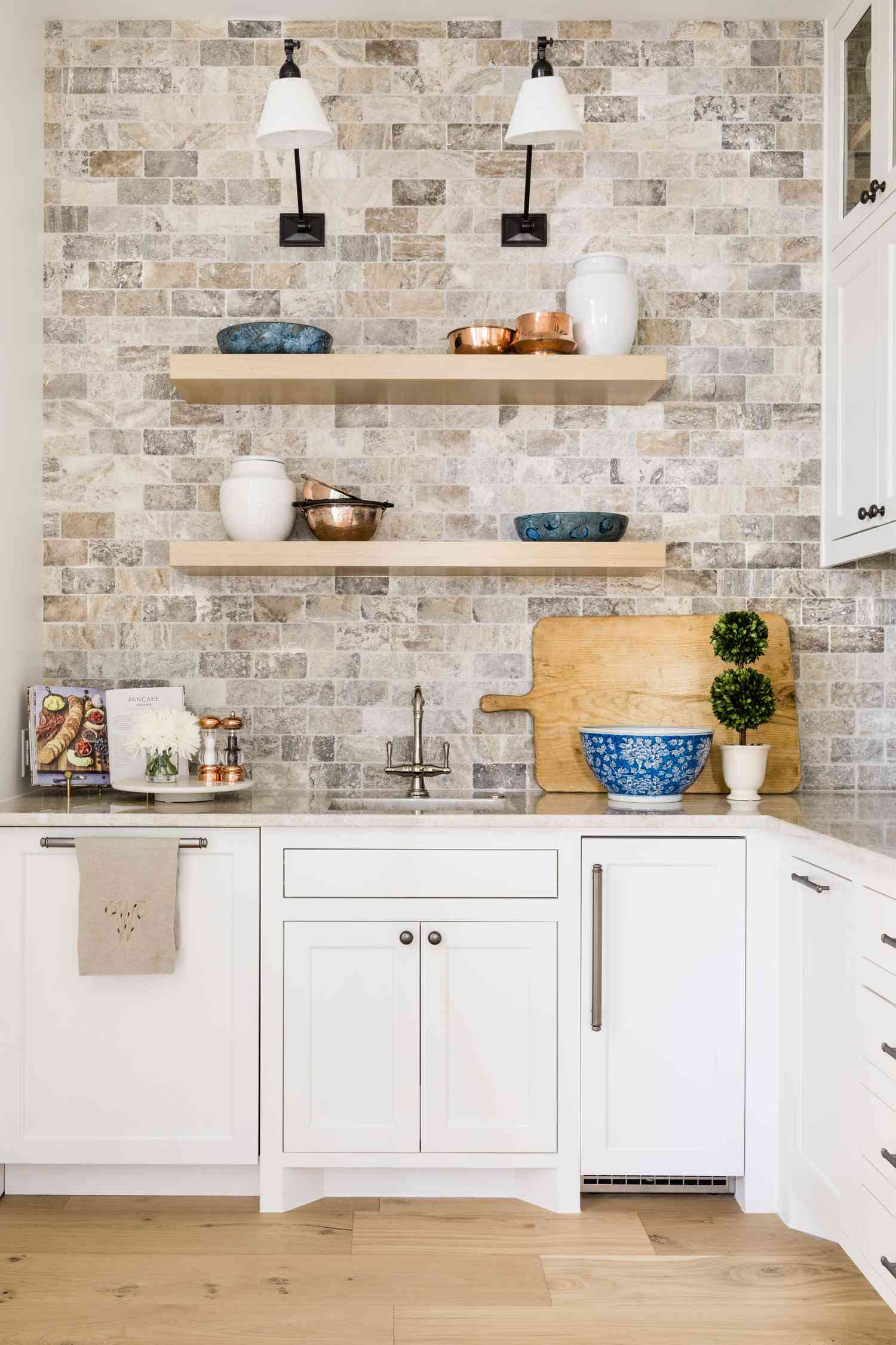 white stone scullery