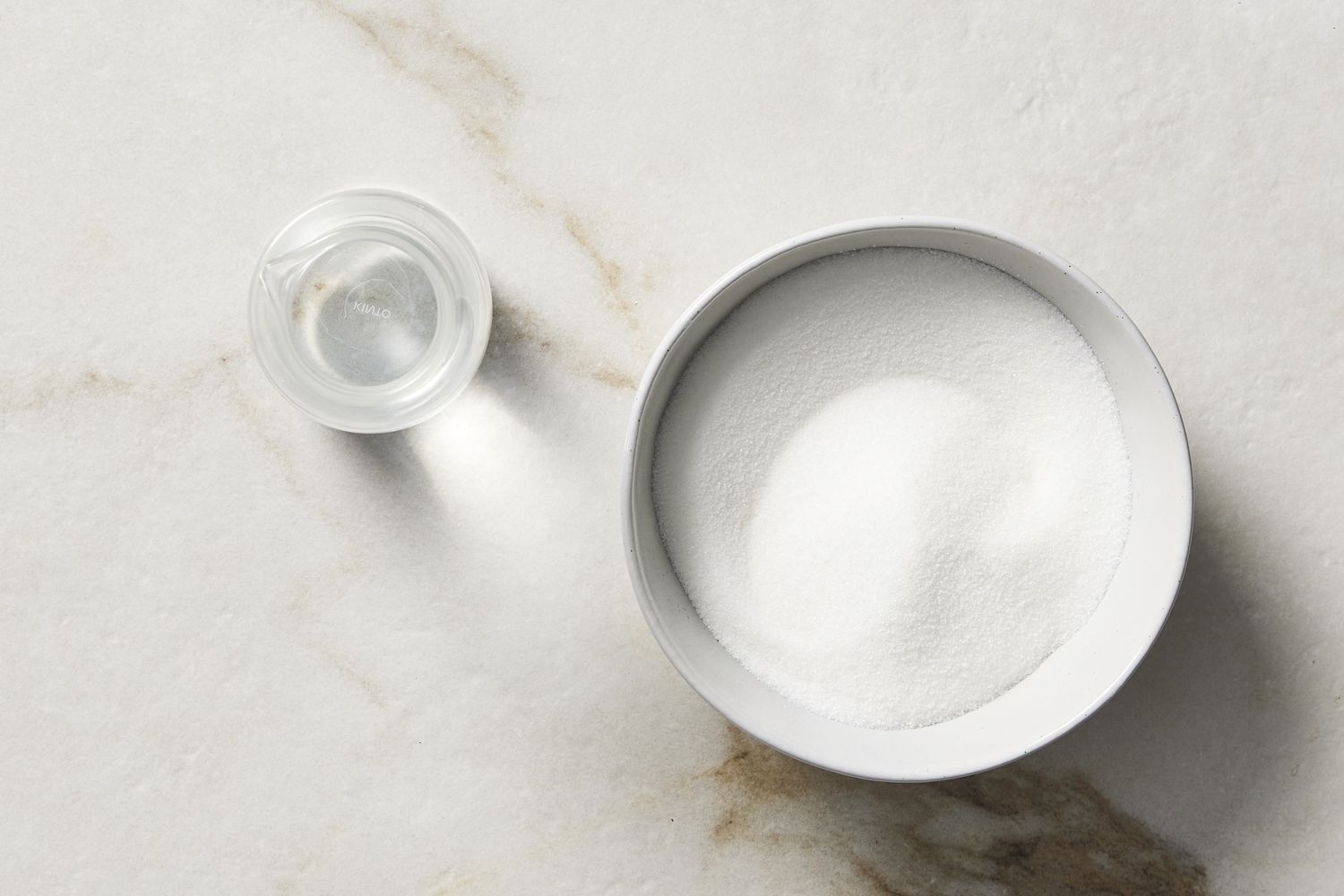 Ingredients for simple syrup