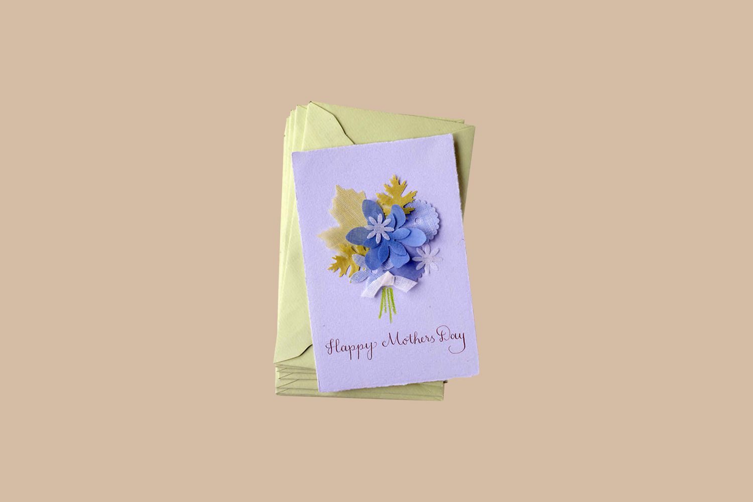 Purple Happy Mother's Day card