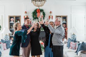 Group of people in a toast