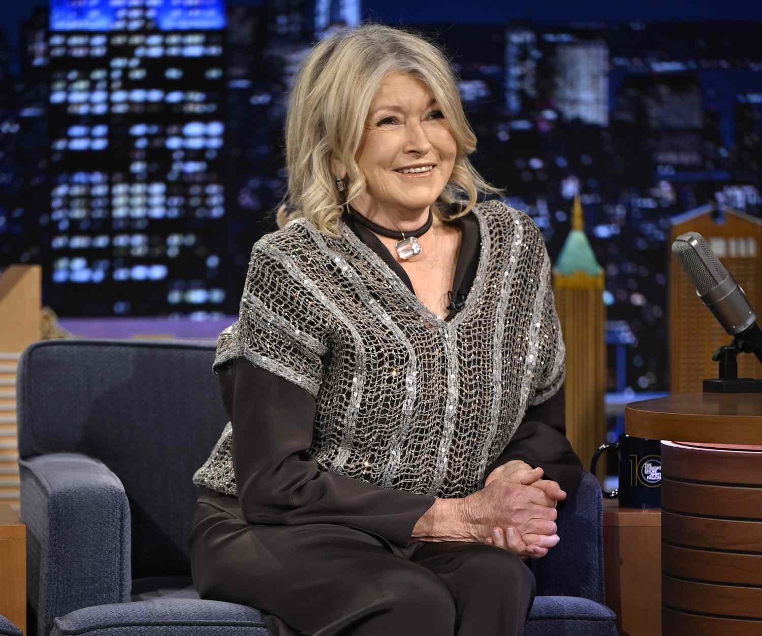 decorvow sitting down during an interview