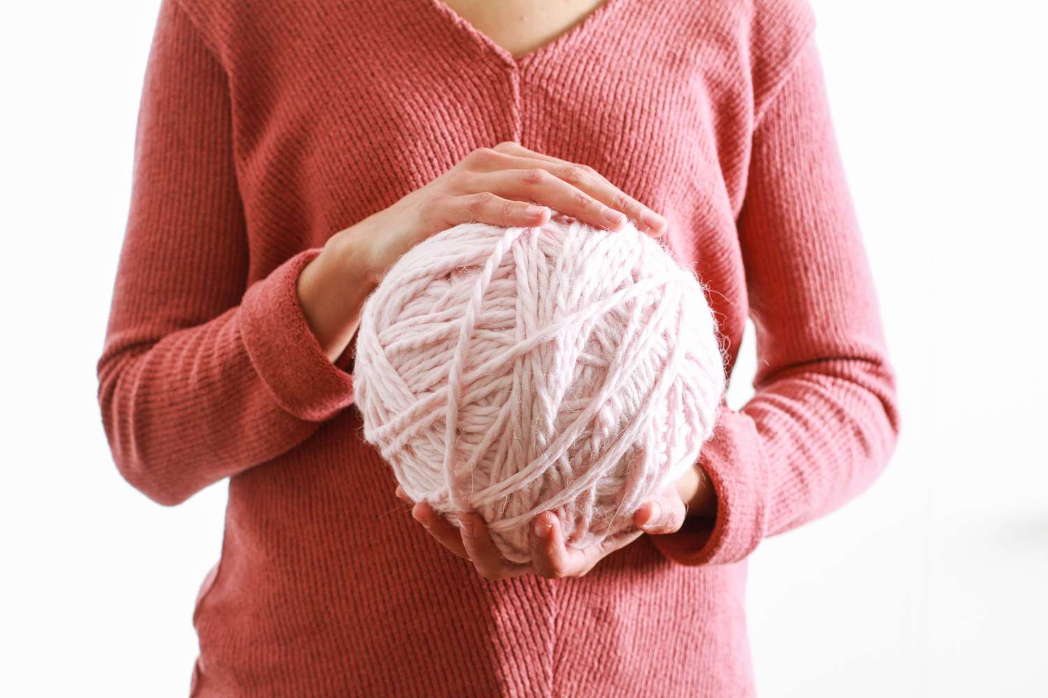 large wrapped ball of yarn
