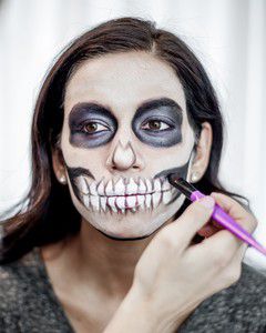 skeleton makeup tutorial