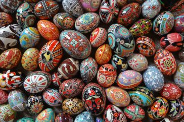 Pysanky eggs