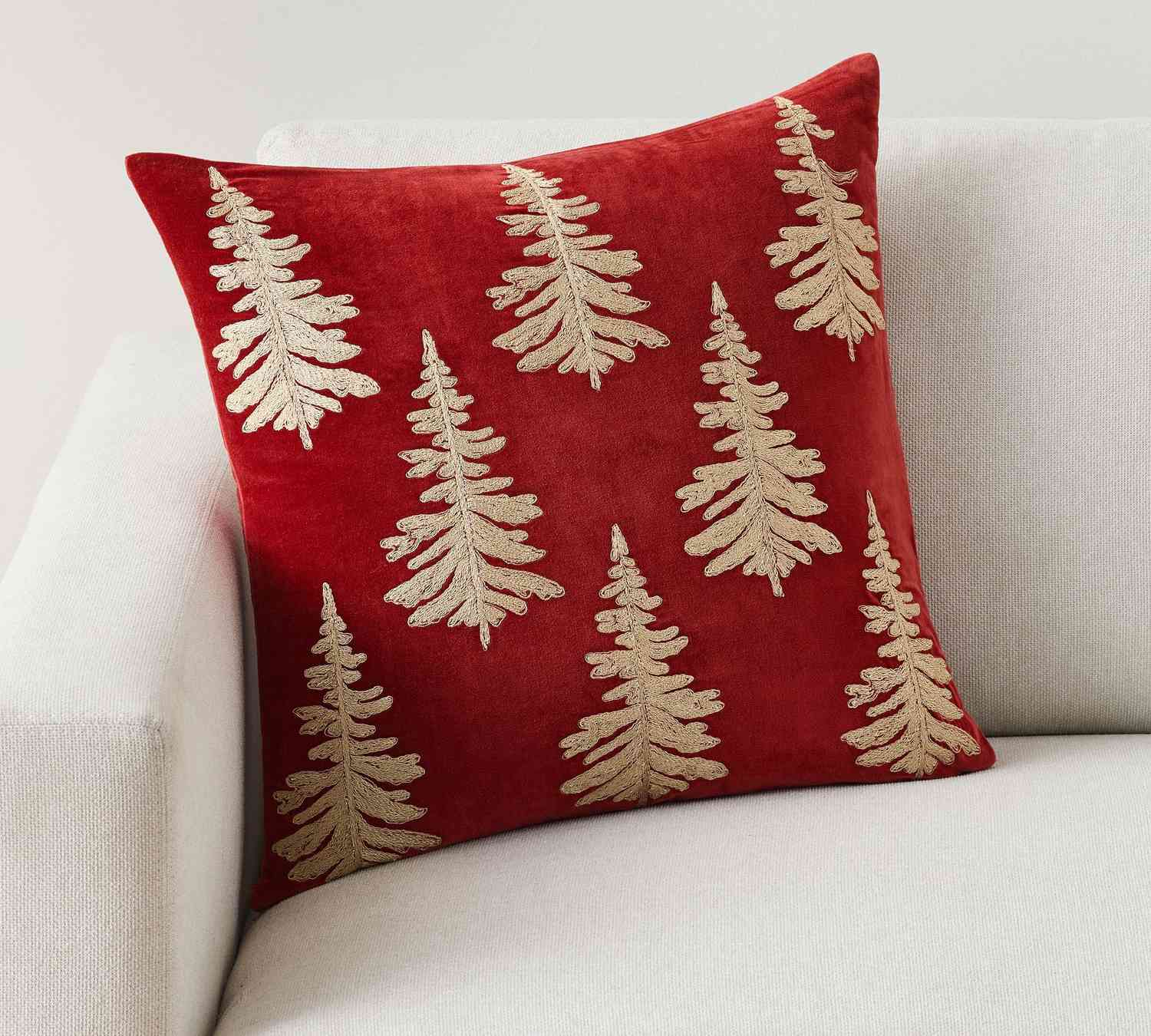 Rustic Glam Tree Pillow