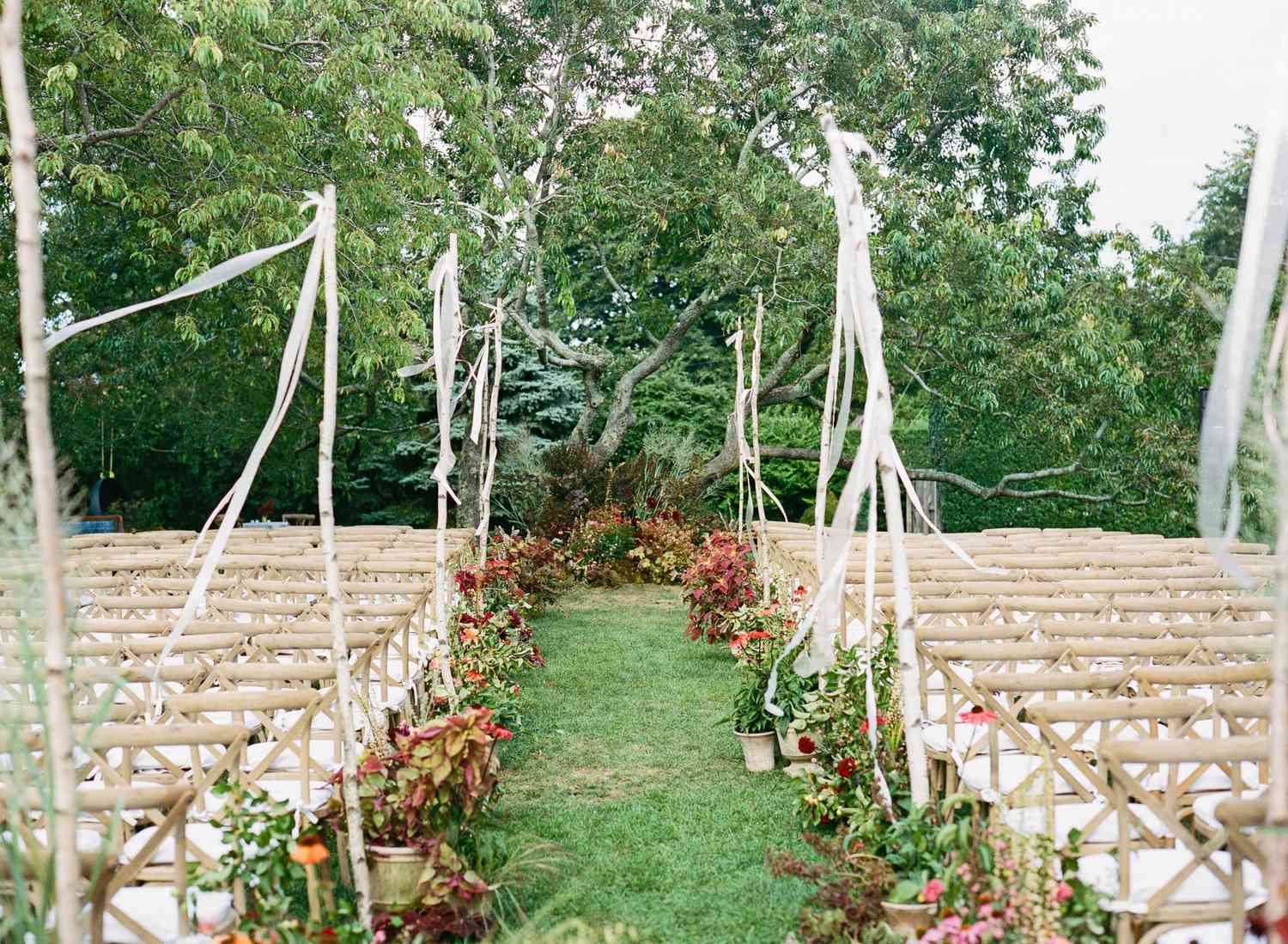 wedding ceremony aisle